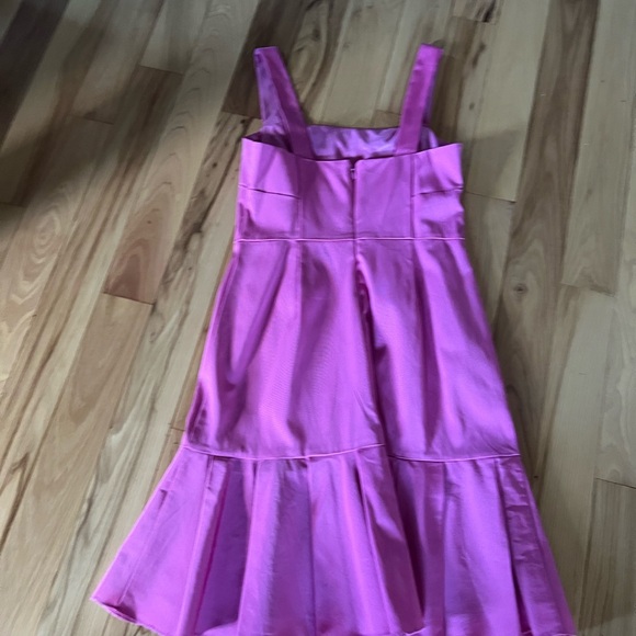 Pink J.Crew Ruffle-Hem Midi Dress - Picture 3 of 4